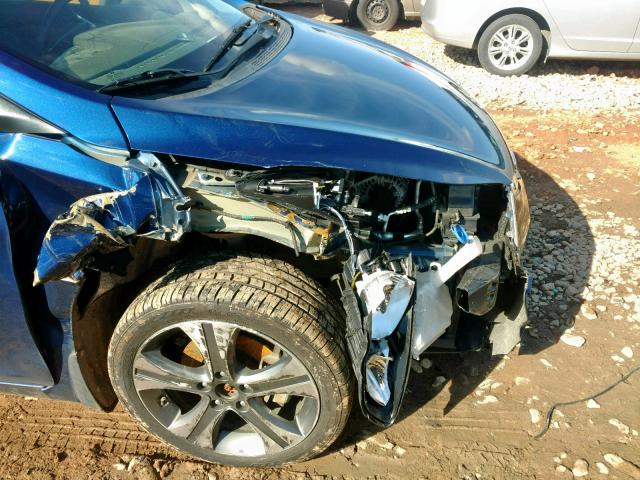 KMHDH6AE6DU018116 - 2013 HYUNDAI ELANTRA CO BLUE photo 9