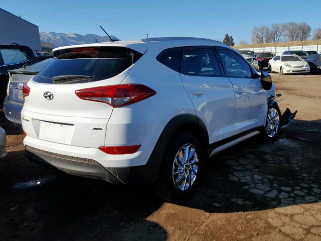 KM8J3CA40HU290612 - 2017 HYUNDAI TUCSON LIM WHITE photo 4