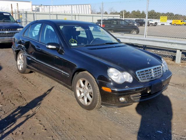 WDBRF92H97F932782 - 2007 MERCEDES-BENZ C 280 4MAT BLACK photo 1