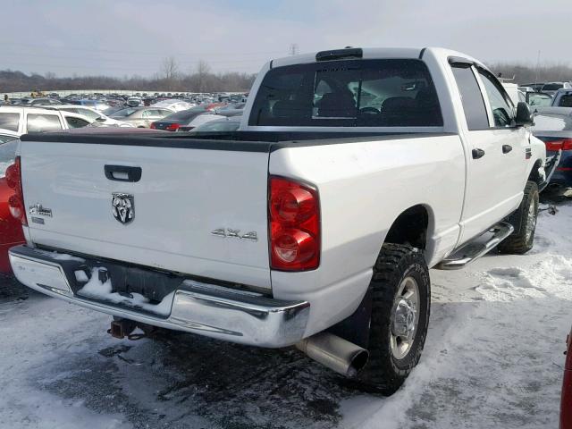 3D7KS28A88G201542 - 2008 DODGE RAM 2500 S WHITE photo 4