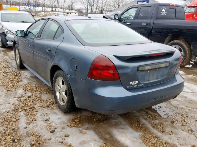 2G2WP552871192588 - 2007 PONTIAC GRAND PRIX BLUE photo 3