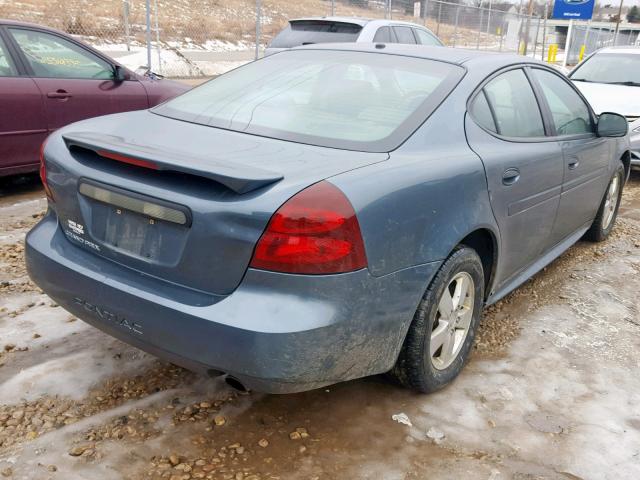 2G2WP552871192588 - 2007 PONTIAC GRAND PRIX BLUE photo 4
