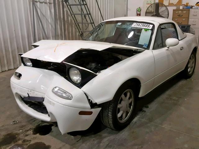 JM1NA3517M0205830 - 1991 MAZDA MX-5 MIATA WHITE photo 2