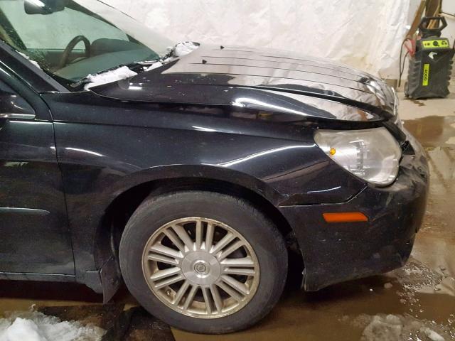 1C3LC56KX7N508486 - 2007 CHRYSLER SEBRING TO BLACK photo 9