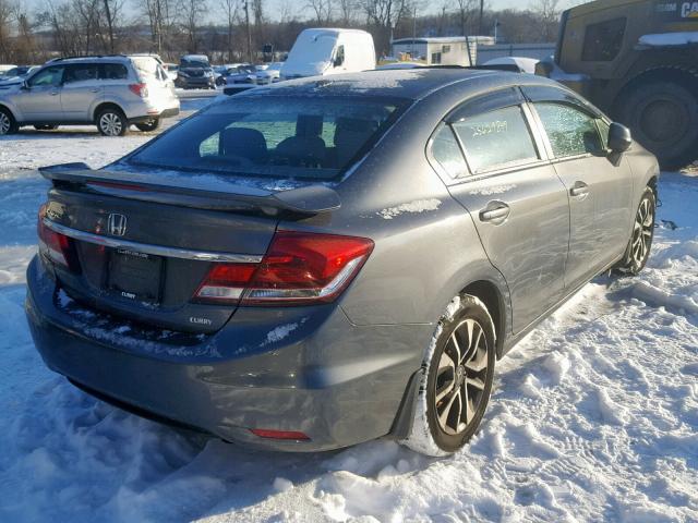 19XFB2F92DE210179 - 2013 HONDA CIVIC EXL GRAY photo 4