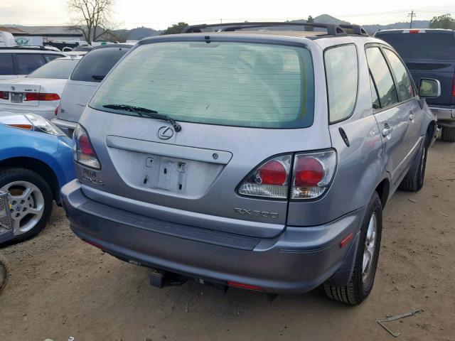 JTJHF10U810208510 - 2001 LEXUS RX 300 GRAY photo 4