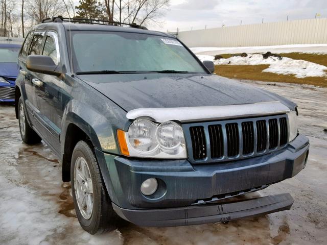 1J4HR48N85C517305 - 2005 JEEP GRAND CHER BLUE photo 1