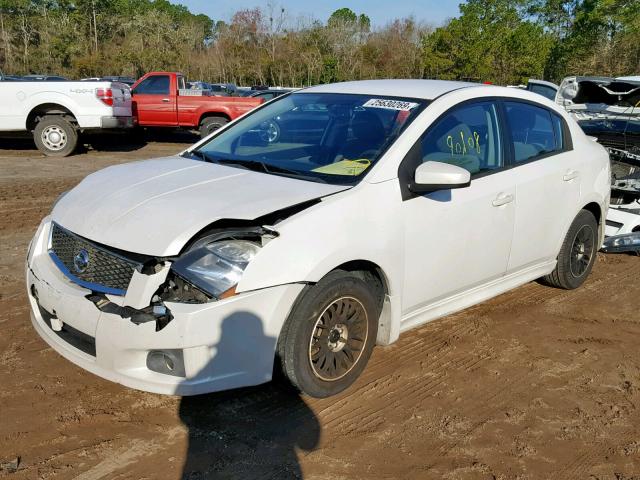 3N1AB6AP5BL665630 - 2011 NISSAN SENTRA 2.0 WHITE photo 2