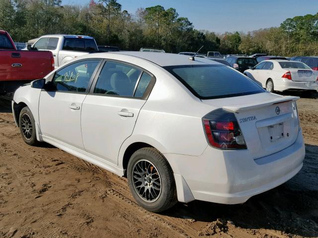 3N1AB6AP5BL665630 - 2011 NISSAN SENTRA 2.0 WHITE photo 3