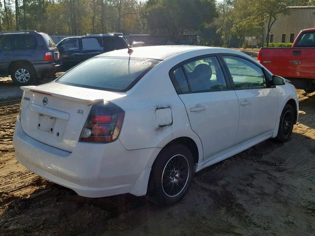 3N1AB6AP5BL665630 - 2011 NISSAN SENTRA 2.0 WHITE photo 4