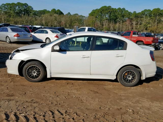 3N1AB6AP5BL665630 - 2011 NISSAN SENTRA 2.0 WHITE photo 9