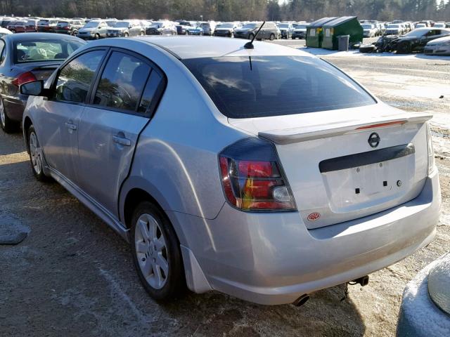 3N1AB6AP7AL677759 - 2010 NISSAN SENTRA 2.0 SILVER photo 3