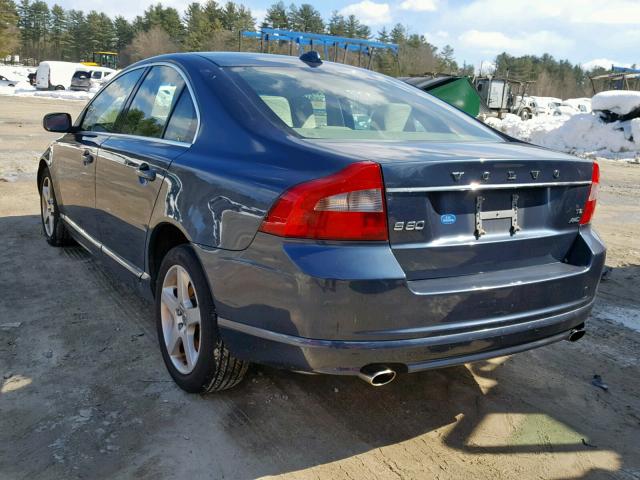 YV1AH992391095791 - 2009 VOLVO S80 T6 BLUE photo 3