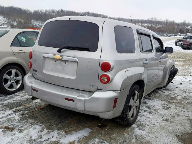 3GNDA13D97S616339 - 2007 CHEVROLET HHR LS SILVER photo 4