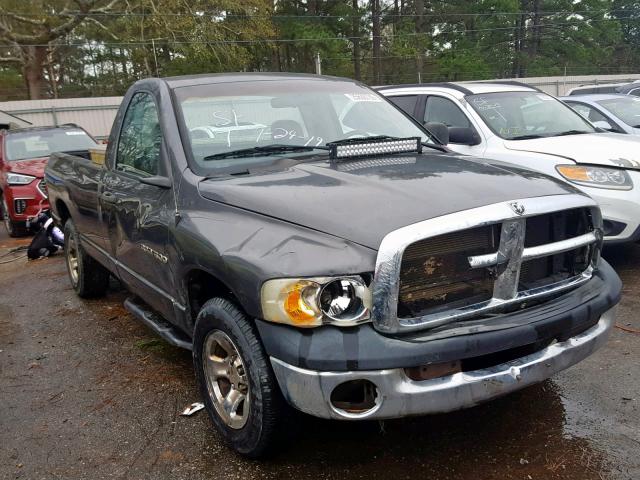 1D7HA16K24J114196 - 2004 DODGE RAM 1500 S GRAY photo 1