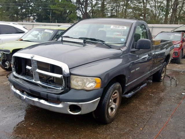 1D7HA16K24J114196 - 2004 DODGE RAM 1500 S GRAY photo 2