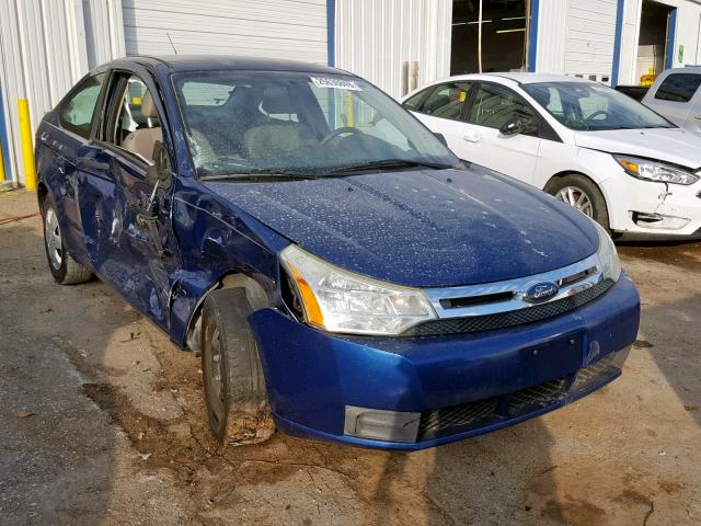 1FAHP32N78W158343 - 2008 FORD FOCUS S/SE BLUE photo 1