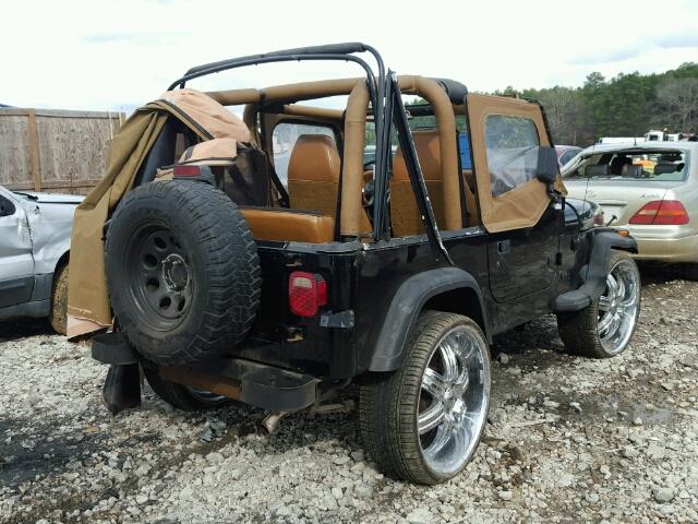 1J4FY19P0SP288552 - 1995 JEEP WRANGLER / BLACK photo 4