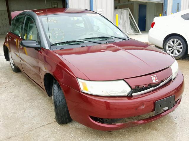 1G8AG52F23Z141855 - 2003 SATURN ION LEVEL MAROON photo 1