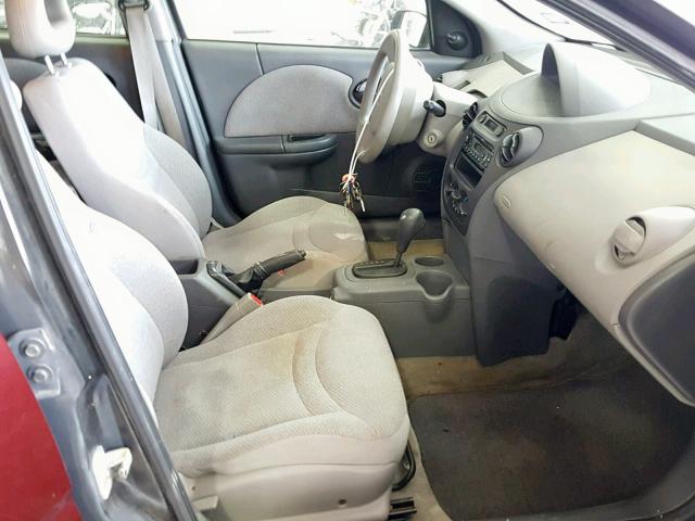 1G8AG52F23Z141855 - 2003 SATURN ION LEVEL MAROON photo 5