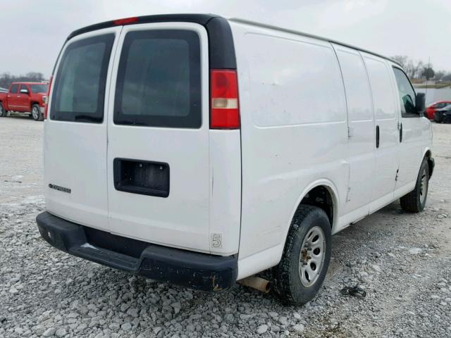 1GCUGADX1A1180594 - 2010 CHEVROLET EXPRESS G1 WHITE photo 4