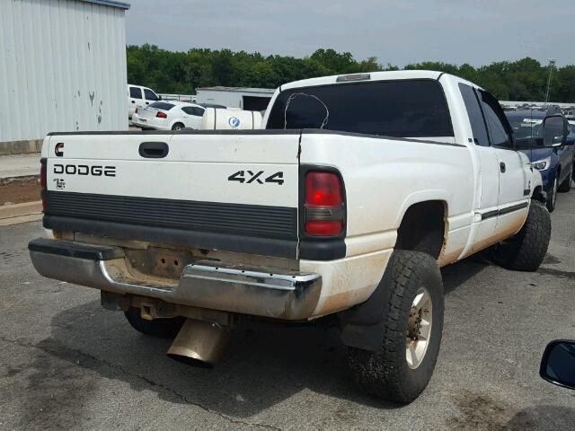 1B7KF236XYJ139335 - 2000 DODGE RAM 2500 WHITE photo 4