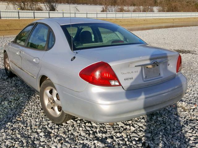 1FAFP55S5YA183839 - 2000 FORD TAURUS SES SILVER photo 9