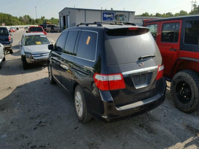 5FNRL38846B031451 - 2006 HONDA ODYSSEY TO BLACK photo 3