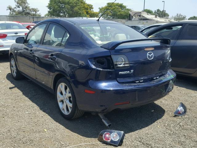 JM1BK32GX91230019 - 2009 MAZDA 3 I BLUE photo 3