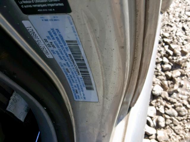 3VWDD21CXYM482668 - 2000 VOLKSWAGEN NEW BEETLE ვერცხლისფერი ფოტო 10