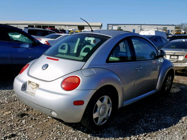 3VWDD21CXYM482668 - 2000 VOLKSWAGEN NEW BEETLE ვერცხლისფერი ფოტო 4