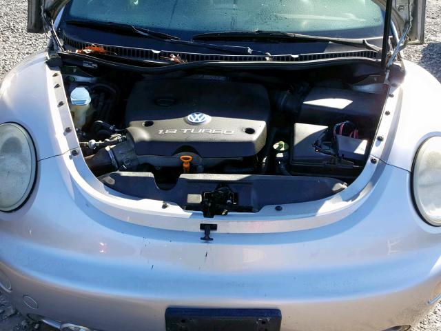 3VWDD21CXYM482668 - 2000 VOLKSWAGEN NEW BEETLE ვერცხლისფერი ფოტო 7