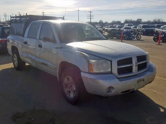 1D7HW48N16S690661 - 2006 DODGE DAKOTA QUA SILVER photo 1