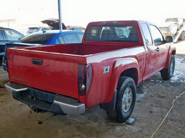 1GCDT196958228772 - 2005 CHEVROLET COLORADO RED photo 4