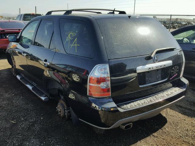 2HNYD18866H530527 - 2006 ACURA MDX TOURIN BLACK photo 3