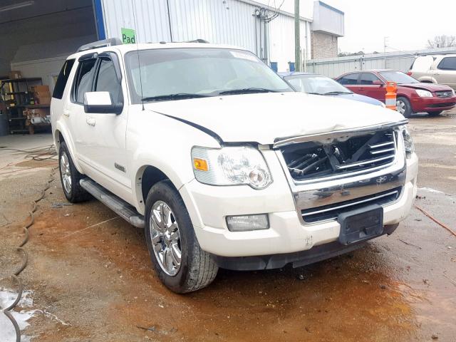 1FMEU75E78UA50952 - 2008 FORD EXPLORER L WHITE photo 1