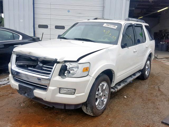 1FMEU75E78UA50952 - 2008 FORD EXPLORER L WHITE photo 2