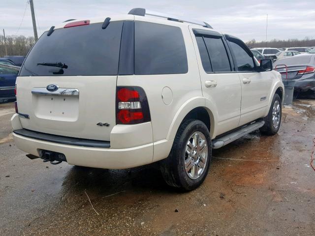 1FMEU75E78UA50952 - 2008 FORD EXPLORER L WHITE photo 4