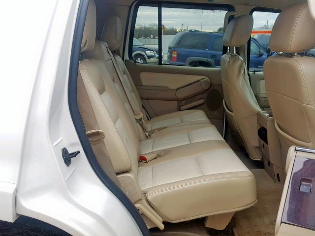 1FMEU75E78UA50952 - 2008 FORD EXPLORER L WHITE photo 6