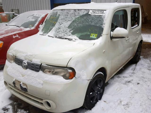 JN8AZ28R39T110047 - 2009 NISSAN CUBE BASE WHITE photo 2