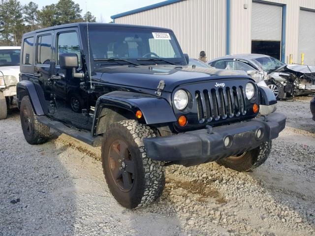 1J8GA59147L194313 - 2007 JEEP WRANGLER S BLACK photo 1