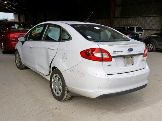 3FADP4BJ5CM145374 - 2012 FORD FIESTA SE WHITE photo 3