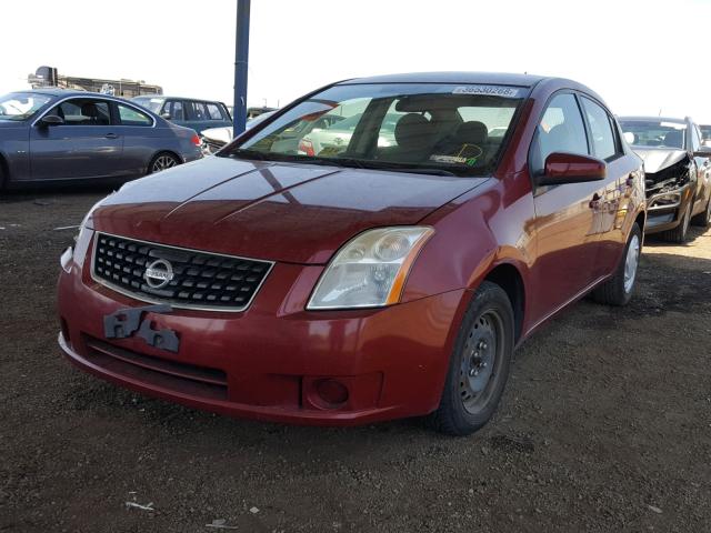 3N1AB61E98L698721 - 2008 NISSAN SENTRA 2.0 MAROON photo 2