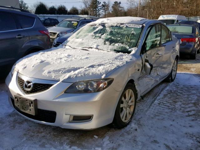 JM1BK32GX81846320 - 2008 MAZDA 3 I GRAY photo 2