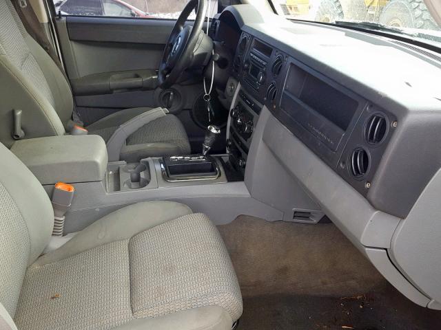 1J8HG48K77C562782 - 2007 JEEP COMMANDER SILVER photo 5