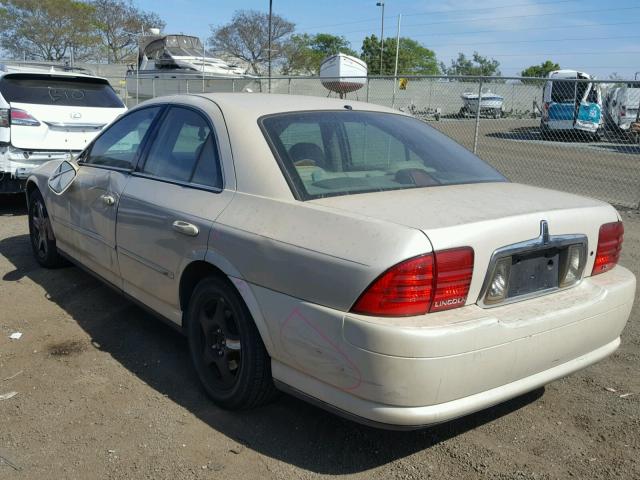 1LNHM86S3YY881672 - 2000 LINCOLN LS CREAM photo 3