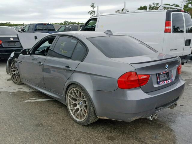 WBSPM9C53BE202778 - 2011 BMW M3 GRAY photo 3