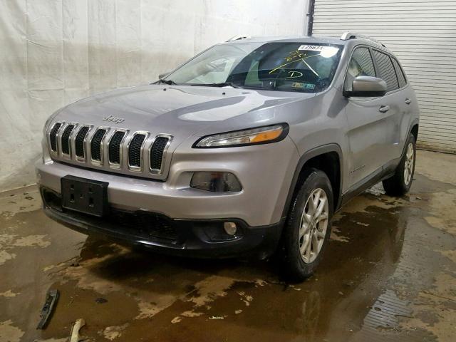 1C4PJMCB4EW163061 - 2014 JEEP CHEROKEE L SILVER photo 2