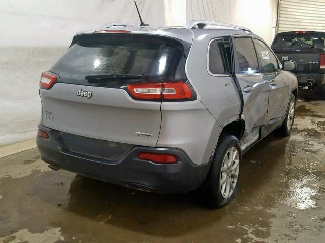 1C4PJMCB4EW163061 - 2014 JEEP CHEROKEE L SILVER photo 4