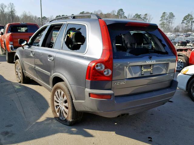 YV4CZ592861224458 - 2006 VOLVO XC90 GRAY photo 3